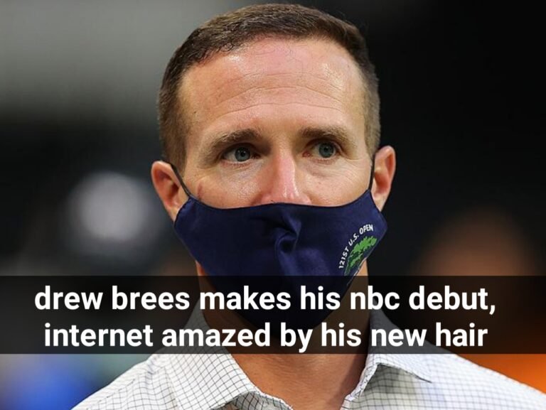 Drew Brees Stuns Fans with Full Head of Hair in NBC Debut – Internet Can’t Handle It!