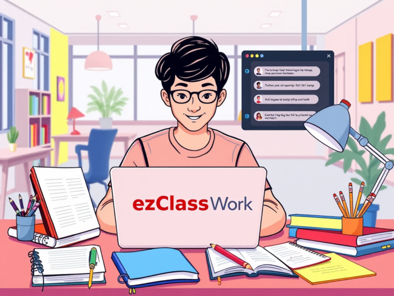 EzClassWork – The Ultimate Homework & Study Companion!
