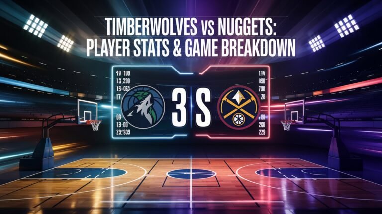 Timberwolves vs. Nuggets: Full Player Stats & Game Breakdown
