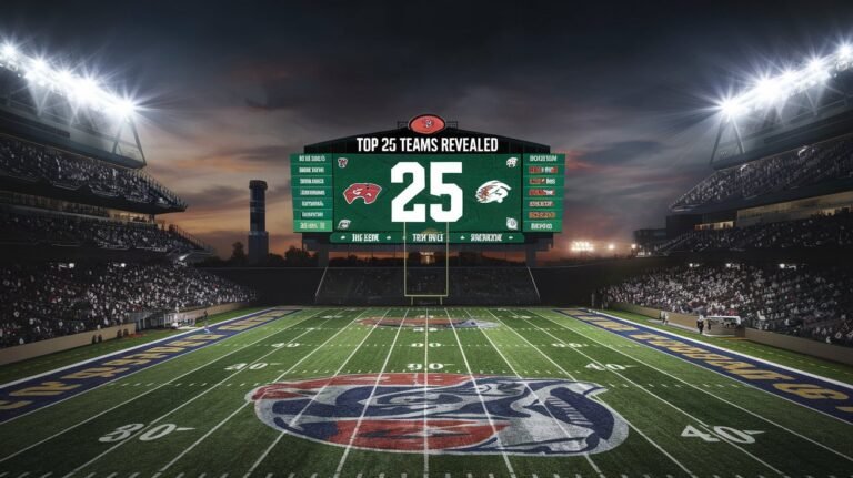 College Football Rankings: Latest Top 25 Teams & Playoff Predictions