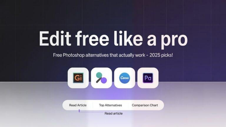 Free Photoshop Alternatives That Actually Work – 2025 Picks!