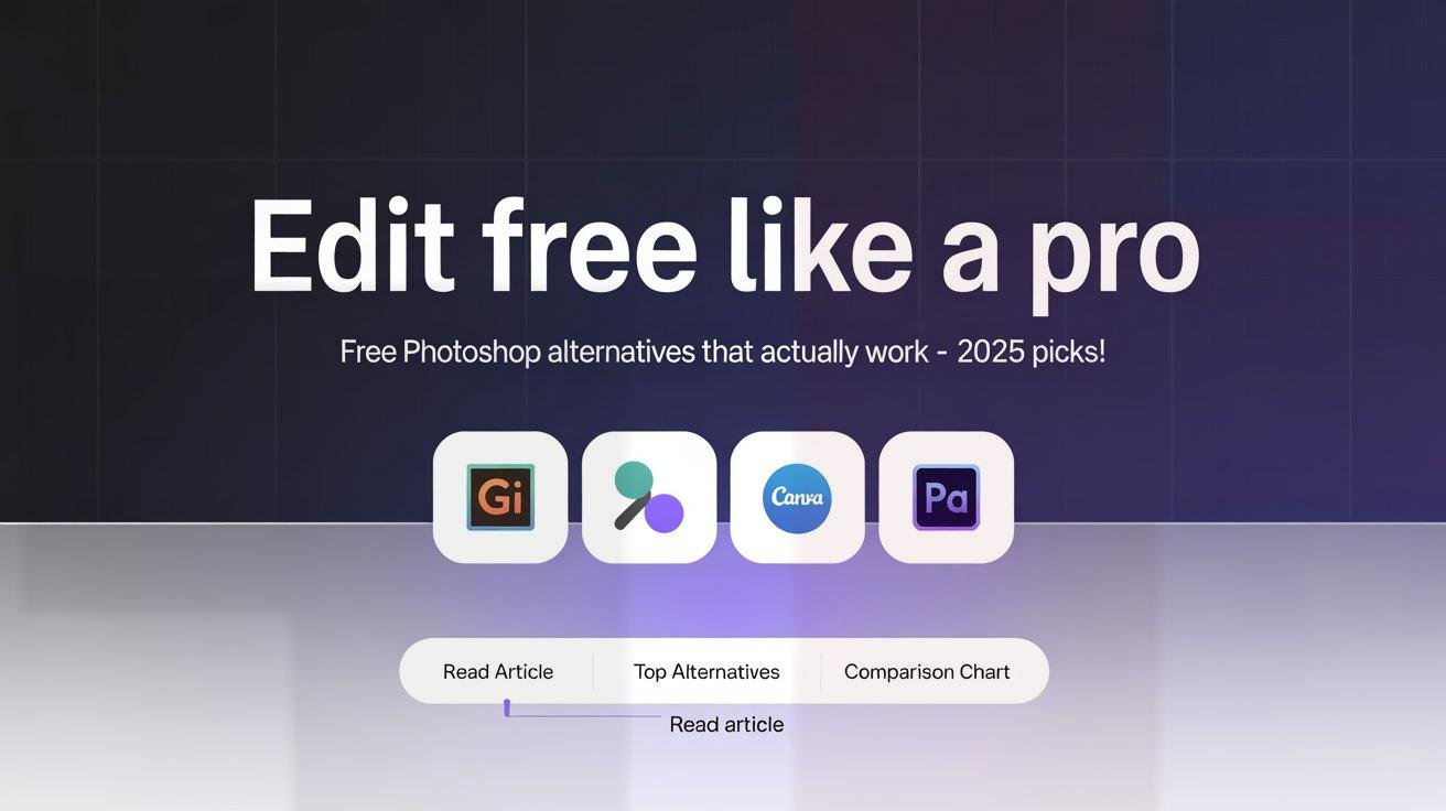 Free Photoshop Alternatives That Actually Work – 2025 Picks!