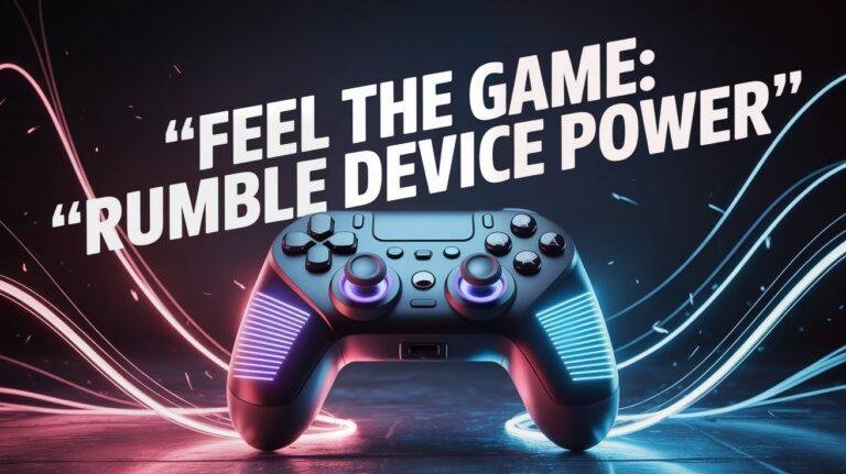 Rumble Device: The Secret to Immersive, Next-Level Gaming