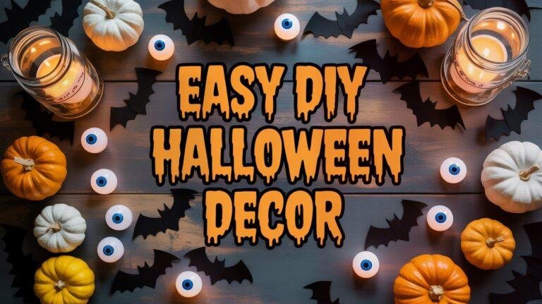 DIY Halloween Decorations: 25 Easy Ideas That Look Incredible