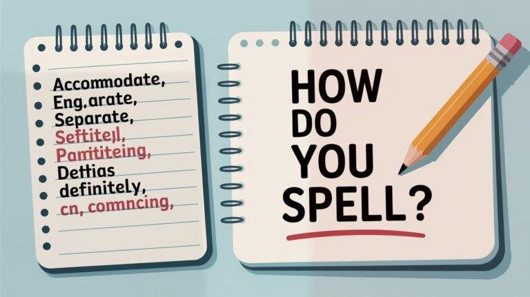 How Do You Spell It? 21 Commonly Misspelled Words (And How to Get Them Right)
