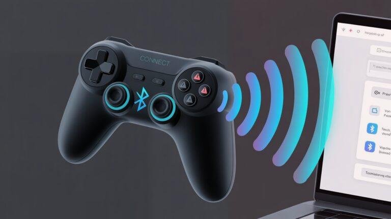 User fixing connectivity issues HSSGamepad on a PC via Bluetooth settings