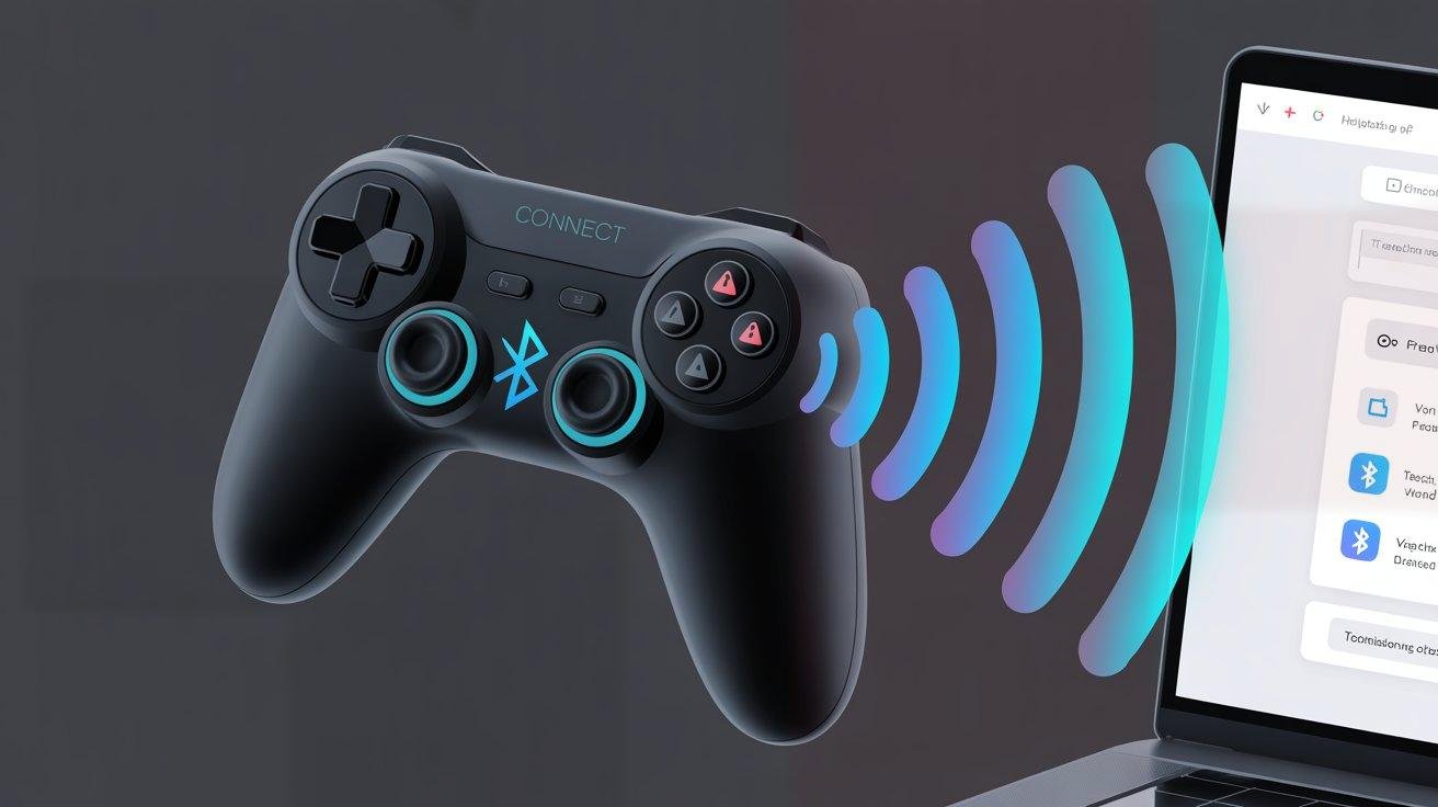 User fixing connectivity issues HSSGamepad on a PC via Bluetooth settings